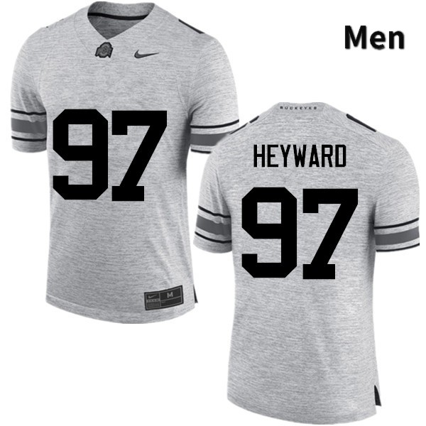 Men's Ohio State Buckeyes #97 Cameron Heyward Gray Game College Stitched Football Jersey 23UP042OK